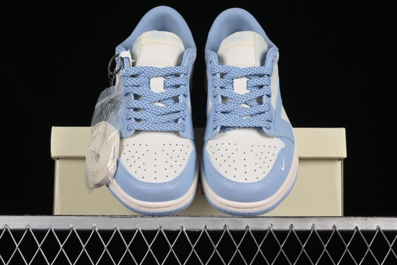 Nike Travis Scott x Fragment Design x Air Jordan 1 Low OG SP AJ1 Retro Sneakers - BB6588-101