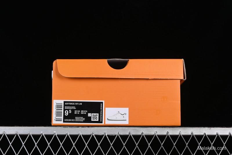 Nike Air Force 1 '07 Low LV Collaboration - Beige Green Double Swoosh Casual Sneakers - XZ6188-003