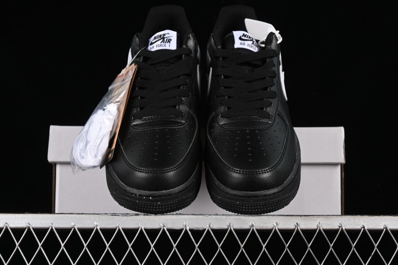 Nike Air Force 1 '07 Low Casual Sneakers with Broken Swoosh Design - HF9096-001