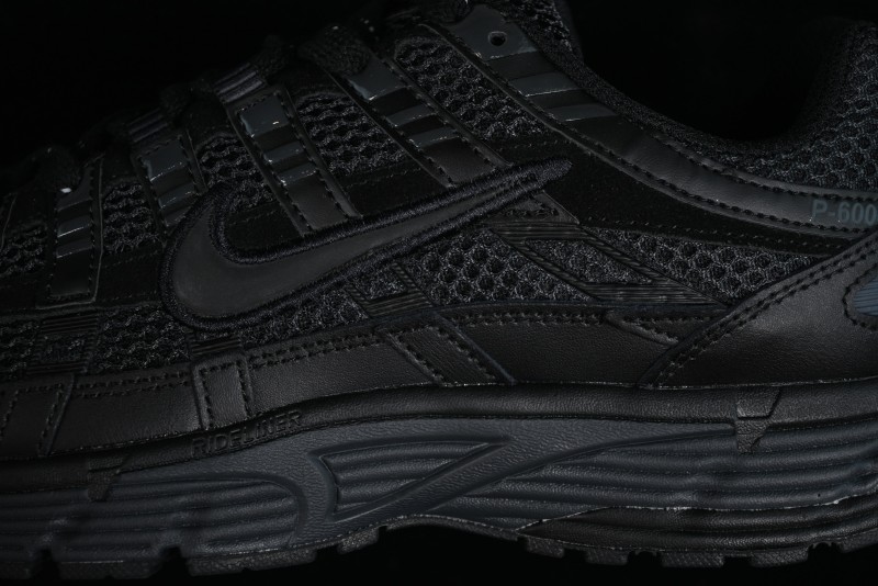 Nike P-6000 PRM Retro Casual Sneakers with Vintage Running Shoe Design - FQ8732-010