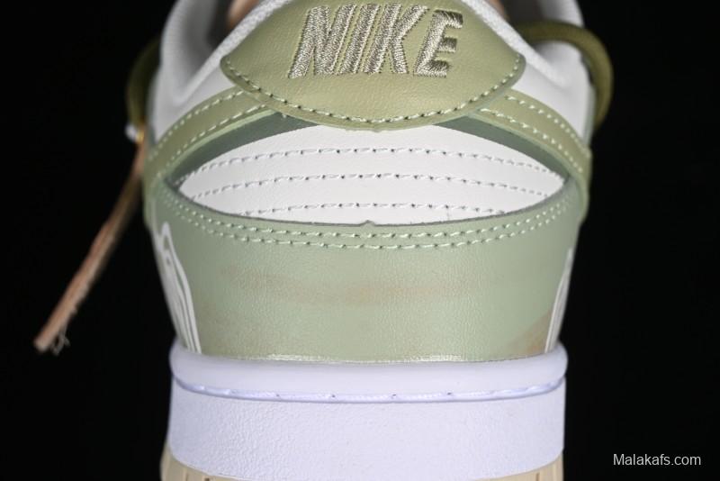 Nike Dunk Low FZBB Chinese Tea Gift Box Palace Longjing Tea SB Lace-Up Low-Top Casual Sneakers - DV0831-003