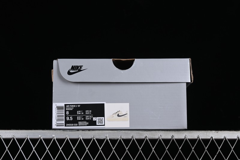 Nike Air Force 1 '07 Low Custom Cappuccino Anime-Themed Spray-Painted Casual Sneakers with Strap - ZH0316-019