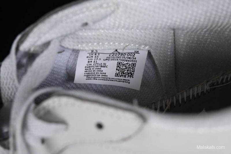 Nike Air Jordan 1 Low AJ1 Grey Silver Low-Top Casual Sneakers - CZ0790-002