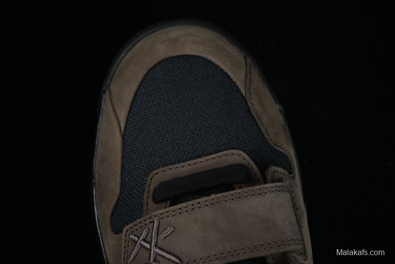 Nike Travis Scott x Jordan Cut The Check AJ1 Basketball Shoes with Velcro Design - FZ8117-200