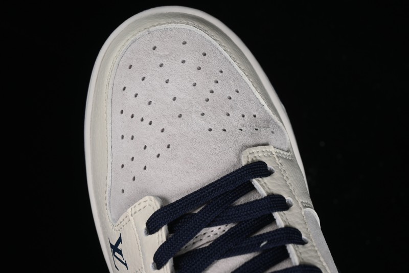 Nike SB Dunk Low LV Collaboration - Suede Navy Blue Anniversary High-End Custom Low-Top Casual Sneakers - FC1688-134