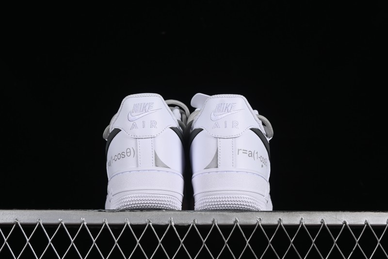 Nike Air Force 1 '07 Low Spray Paint White Grey Strap Low-Top Casual Sneakers - ZH0316-017