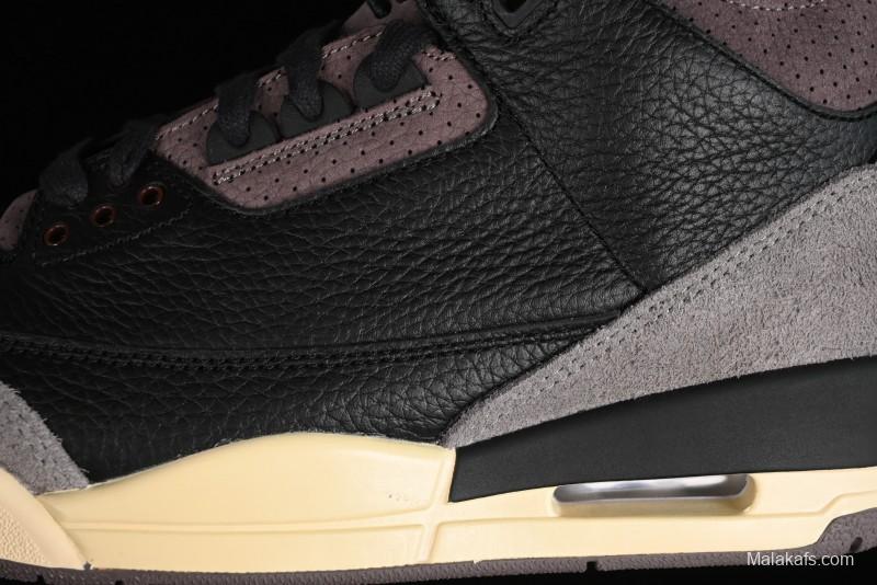 Nike A Ma Maniere x Air Jordan 3 Retro Black Sneakers - FZ4811-001