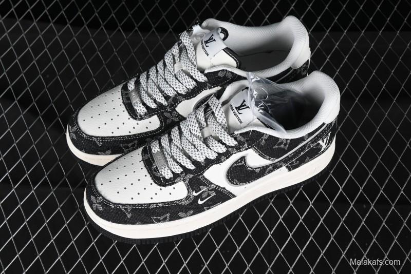 Nike Air Force 1 '07 Low LV Collaboration - Starry Night Black Low-Top Casual Sneakers - SJ2088-002