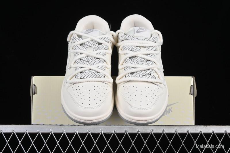 Nike SB Dunk Low LV Collaboration Anniversary Edition Custom Low-Top Casual Sneakers - XX2025-332