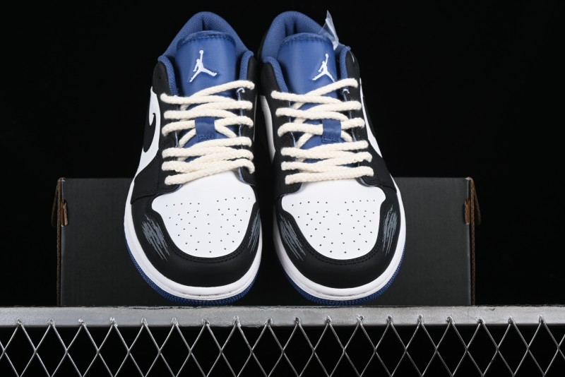 Nike Air Jordan 1 Low AJ1 Casual Lifestyle Sneakers - 553558-414