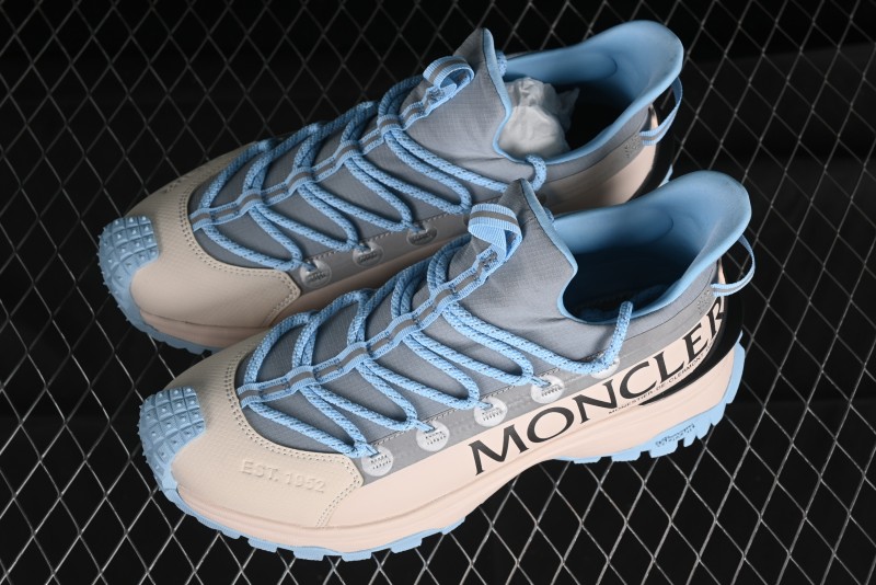 Moncler Trailgrip GTX Hiking Shoes with Cordura Nylon Gore-Tex Waterproof Vibram Outsole - M00240M3457