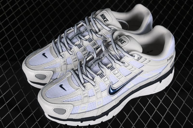 Nike P-6000 Prm Retro Casual Sneakers with Lightweight Design - CD6404-018