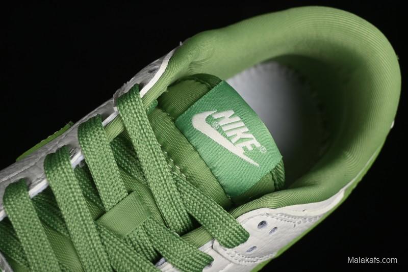 Nike SB Dunk Low Stone Island Collaboration - Spring Green Anniversary High-End Custom Low-Top Casual Sneakers - XB3802-348