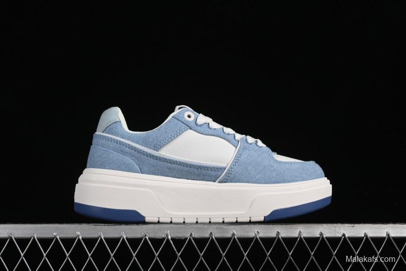 New York Yankees MLB Chunky Liner Denim Basic Platform Sandals - 3ASXCVT4N50BLS