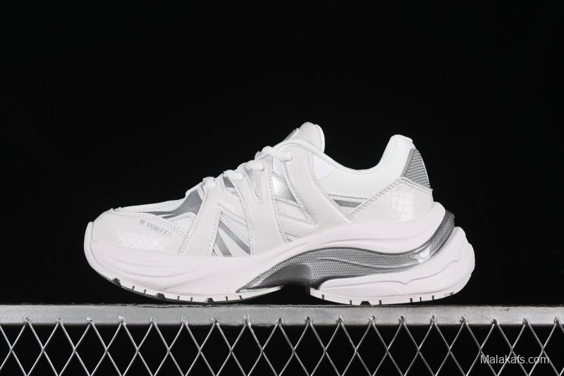 New York Yankees MLB Bigball Chunky Curve Thick Sole Casual Shoes - 3ARNPDL4N50WHS