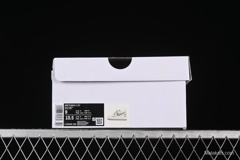 Nike Air Force 1 '07 Low x Capybara "Van Gogh" Casual Sneakers - LV0506-330