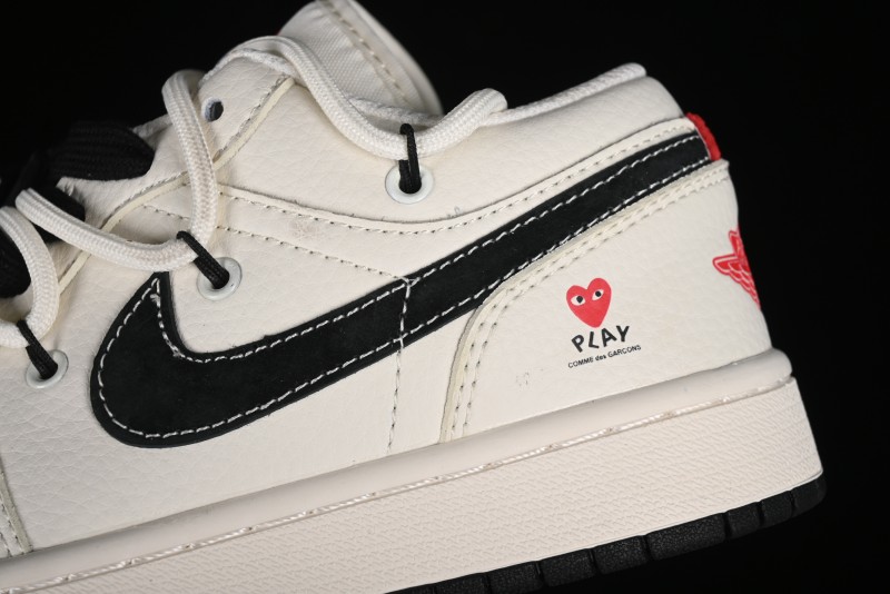 Nike Air Jordan 1 Low AJ1 Retro Basketball Shoes Comme des Garcons Collaboration - SJ9950-014