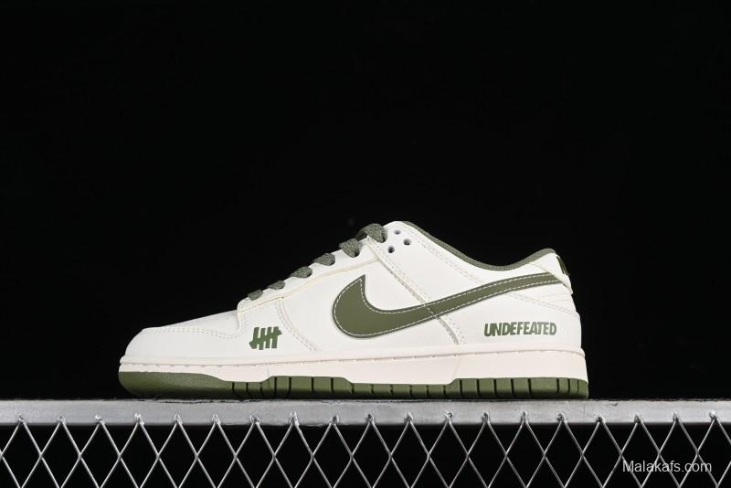 Nike SB Dunk Low UN Collaboration - Letter Green Anniversary High-End Custom Low-Top Casual Skate Shoes - BB2699-211