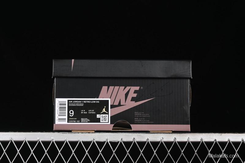 Nike Air Jordan 1 Low AJ1 Retro Basketball Shoes with Mocha Suede Accents - CZ0790-102