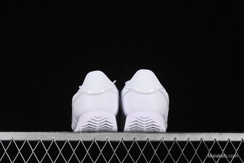 Nike Classic Cortez Leather Retro Running Shoes - FB6877-100