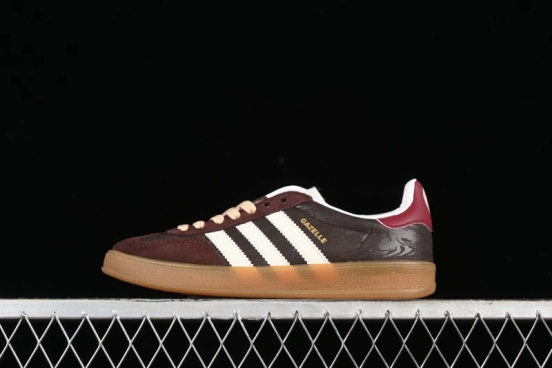 Adidas Originals Gazelle Indoor Retro Casual Anti-Slip Wear-Resistant Low-Top Sneakers - JP5671