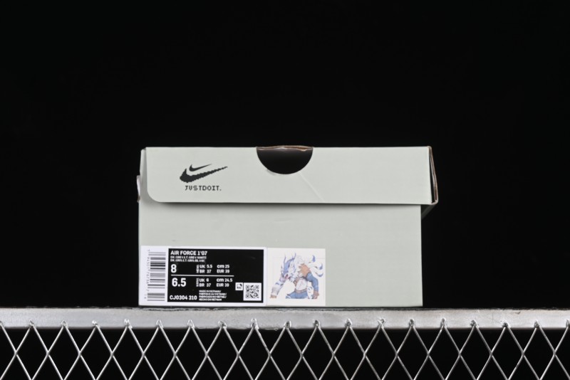 Nike Air Force 1'07 Low "Galuru" Digimon Themed Casual Sneakers - CJ0304-310