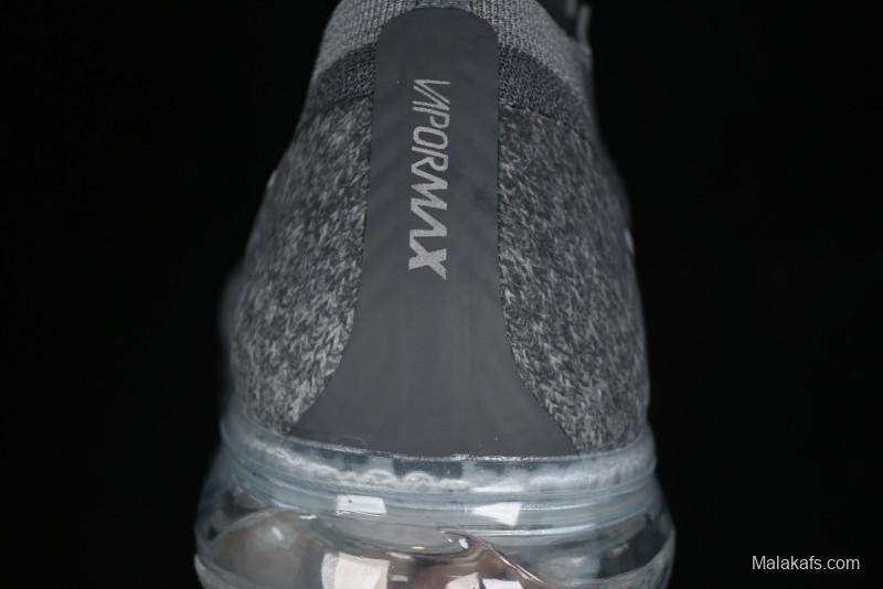 Nike Vapormax Flyknit Breathable Casual Running Shoes with Full-Length Air Cushion - 849557-002