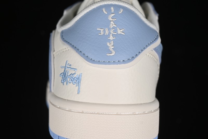 Nike Travis Scott x Fragment Design x Air Jordan 1 Low OG SP AJ1 Retro Sneakers - DM6688-609