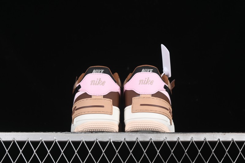 Nike Air Force 1 Shadow Low-Top Sneakers with Lightweight EVA Midsole and Anti-Slip RB Rubber Outsole - DZ1847-200