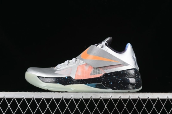 Nike KD 4 Galaxy All Star Basketball Shoes with Zoom Air Cushion and Adaptive Fit System - FD2635-001