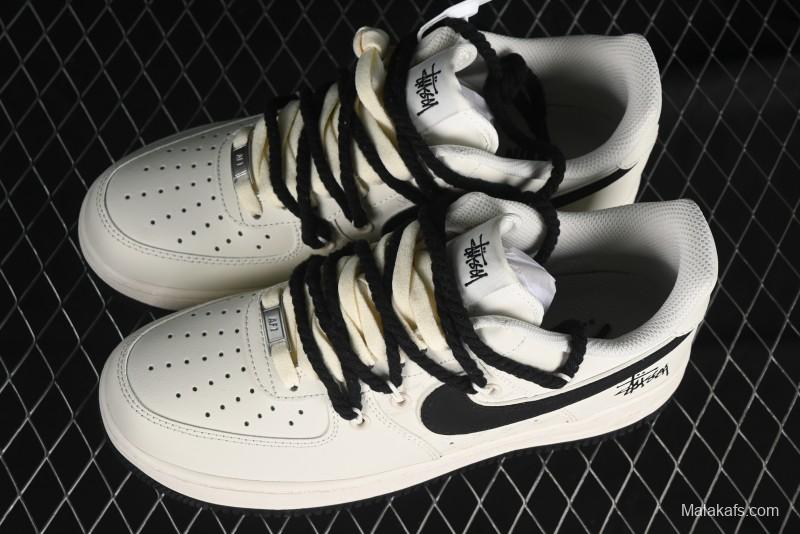 Stussy x Nike Air Force 1'07 Low Casual Sneakers - ZH0316-041