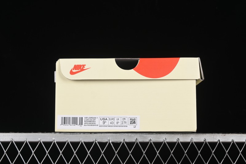 Nike Travis Scott x Fragment Design x Air Jordan 1 Low OG SP AJ1 Retro Sneakers - XZ3398-001