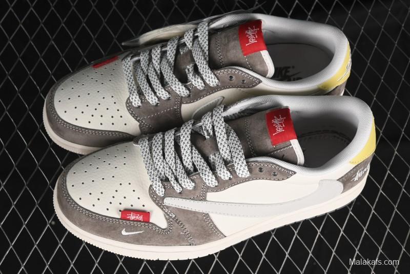 Nike Travis Scott x Fragment Design x Air Jordan 1 Low OG SP AJ1 - SJ2068-136