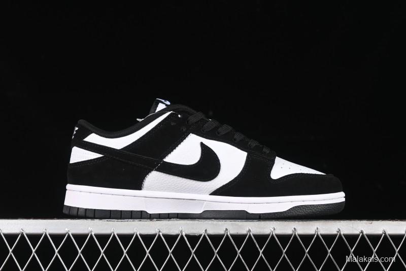 Nike Dunk Low Suede Panda Casual Sneakers - FQ8249-100