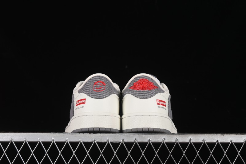 Nike Travis Scott x Fragment Design x Air Jordan 1 Low OG SP AJ1 Supreme Balenciaga Collaboration - JH6088-6