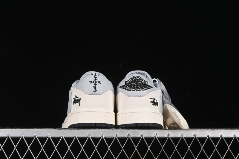 Nike Travis Scott x Fragment Design x Air Jordan 1 Low OG SP AJ1 Retro Sneakers - SJ2068-122