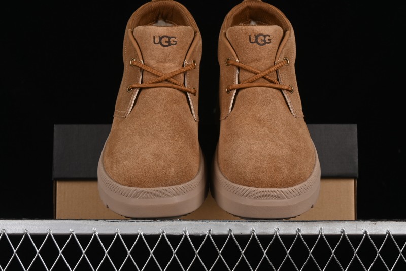 UGG Burleigh Chukka Comfortable Flat Lace-Up Round Toe Fashion Casual Boots - 1151773
