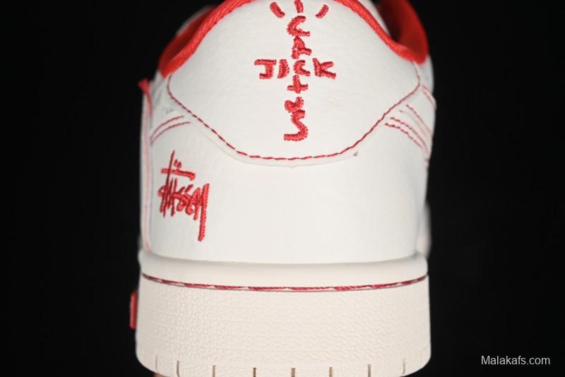 Nike Travis Scott x Fragment Design x Air Jordan 1 Low OG SP AJ1 Supreme Stussy Collaboration - SJ2