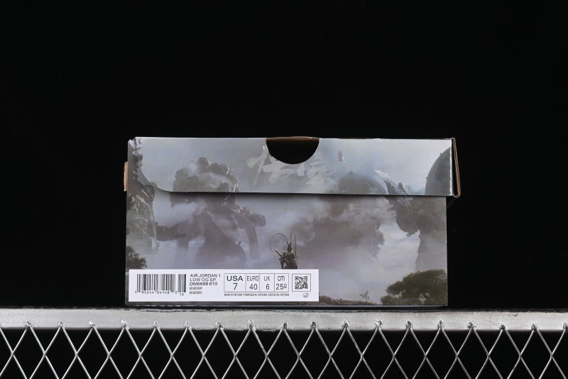 Nike Travis Scott x Fragment Design x Air Jordan 1 Low OG SP AJ1 Low-top Casual Sneakers - DM6688-610