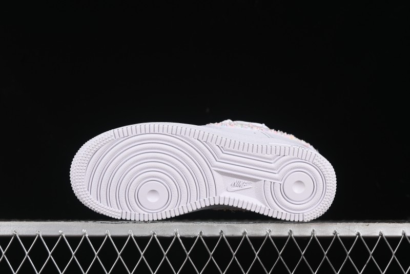 Nike Air Force 1 '07 Low Pink Chanel-Inspired Casual Sneakers - DH9999-334