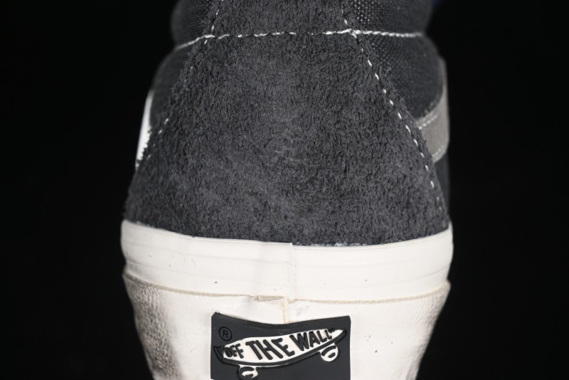 Vans Notre Premium Sk8-Hi High-Top Skate Shoes with Striped Design and Washed Effect - VN000CR0RVN