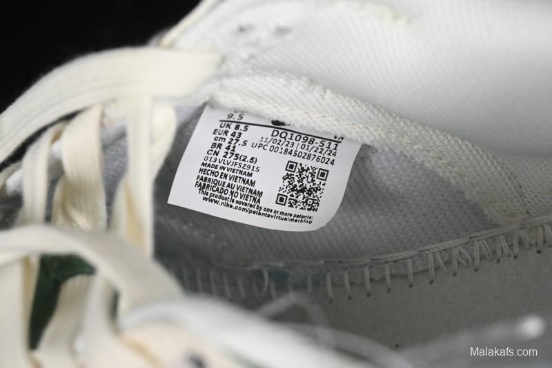 Nike SB Dunk Low The North Face Collaboration - Pig Leather Green Swoosh Anniversary Custom Low-Top Casual Skate Shoes - DQ1098-511