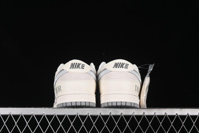 Nike SB Dunk Low Dior Collection - Beige Grey Blue Hook Anniversary High-End Custom Low-Top Casual Sneakers - XD6188-042