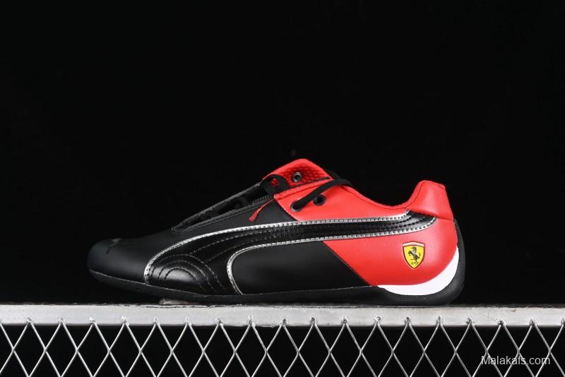 Puma Sparco Future Round Toe Lace-Up Low-Top Lifestyle Casual Shoes in Leather and Fabric - 307889-03