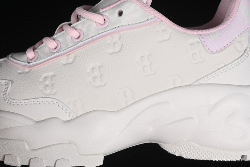 New York Yankees MLB Bigball Chunky Embo Monogram Platform Sandals - 3ASHBEM4N43PKS