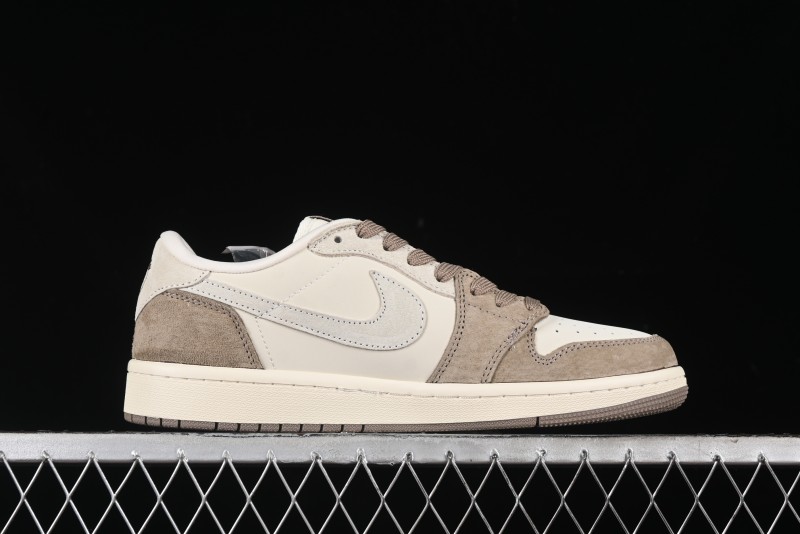 Nike Travis Scott x Fragment Design x Air Jordan 1 Low OG SP AJ1 Retro Sneakers - JH6089-001