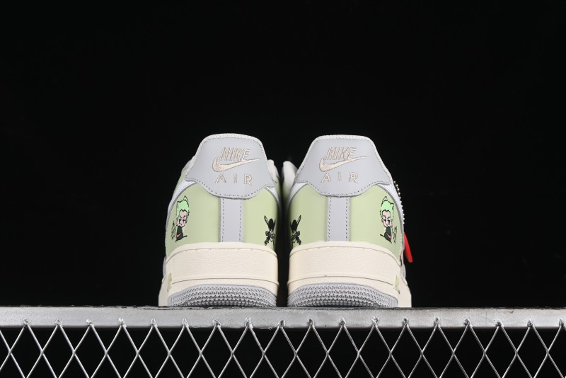 Nike Air Force 1'07 Low "Three Blade Flow" One Piece Series - Zoro's Santoryu Casual Sneakers - CJ0304-510