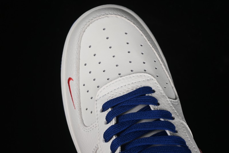 Nike Air Force 1 '07 Low Champion Collaboration - Blue White Red Low-Top Casual Sneakers - KK1988-002