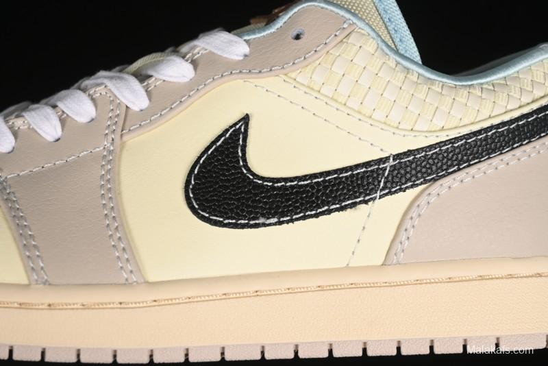 Nike Air Jordan 1 Low Retro Basketball Shoes with Classic Design - HQ3440-101