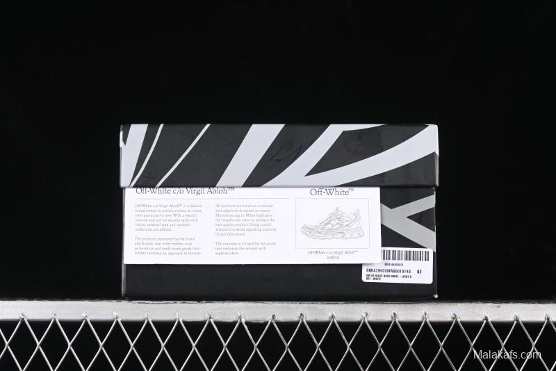 Off-White Be Right Back Low-Top Lifestyle Sneakers in White Blue - X.E5